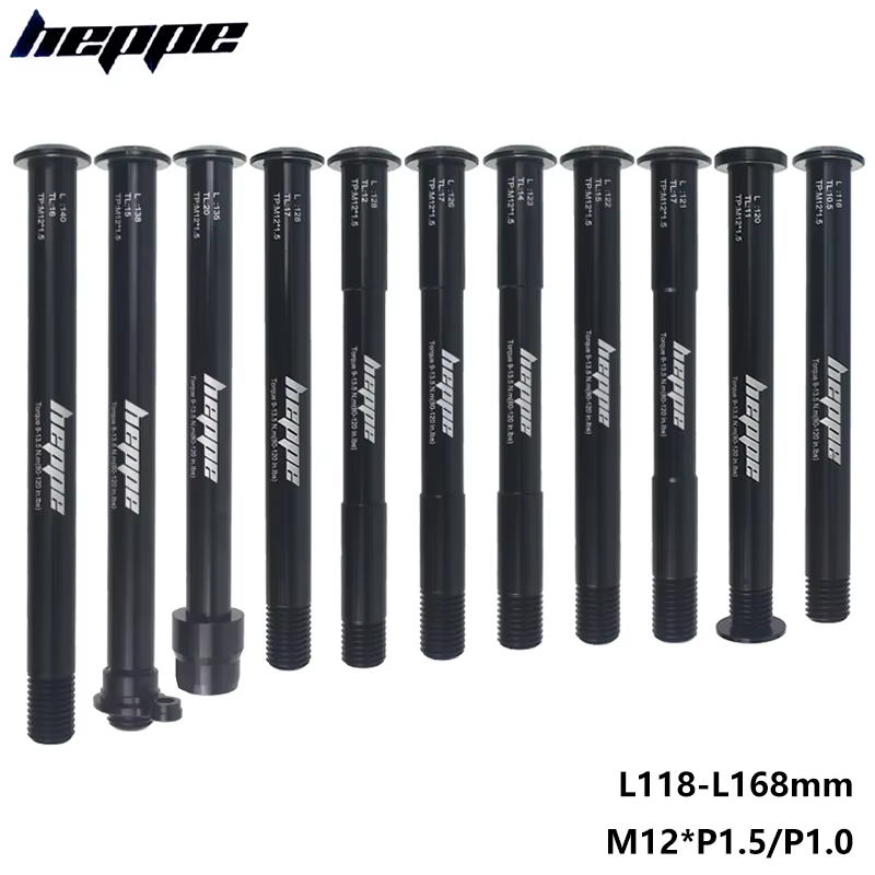 HEPPE vtt vélo de route à axe traversant fourche avant brochettes moyeu arrière à axe traversant 12x