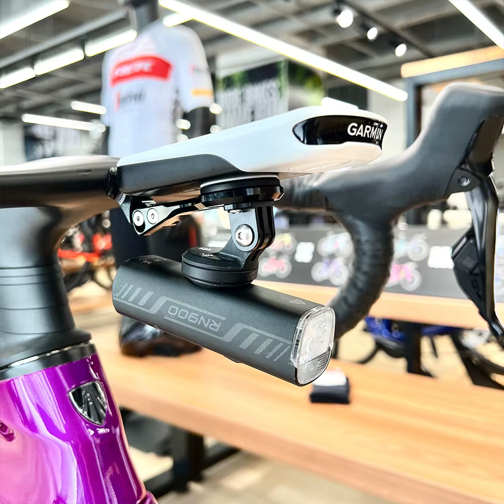 Guidon intégré Madone pour appareil photo GoPro, support de montage rapide, lumière de sauna, ChlorM