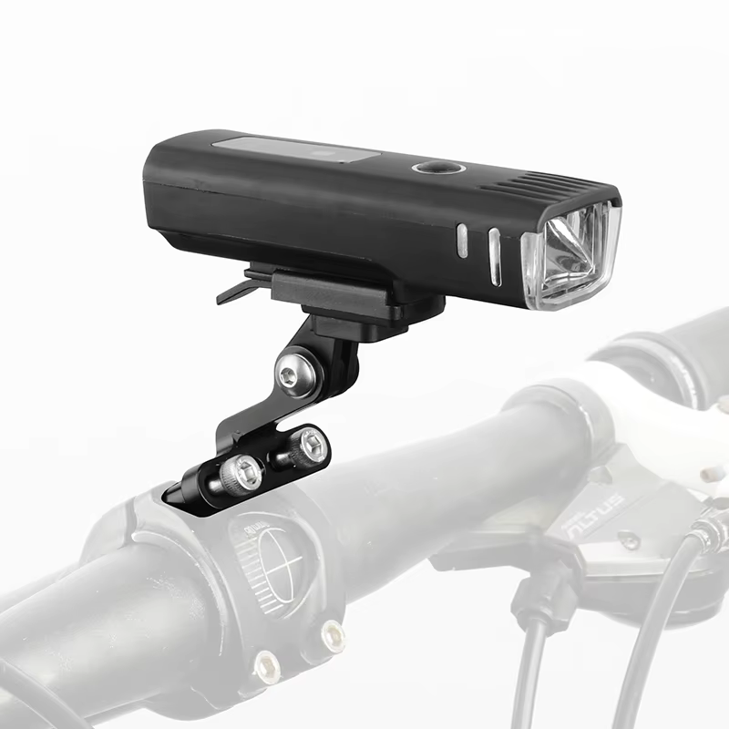 Support de phare de vélo avec Interface Gopro, support de lampe LED pour vtt, pour Rockbros QD-250 Y