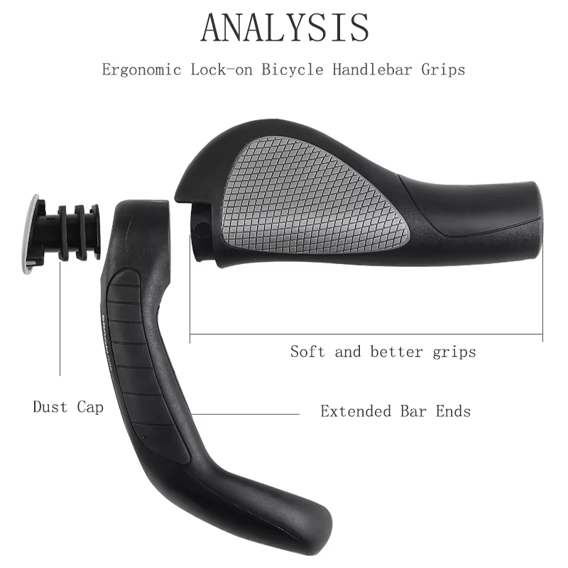 ERGON – poignées de guidon de vélo ergonomiques, GP1 GP3 GP5, vtt, extensible, verrouillable, en cao