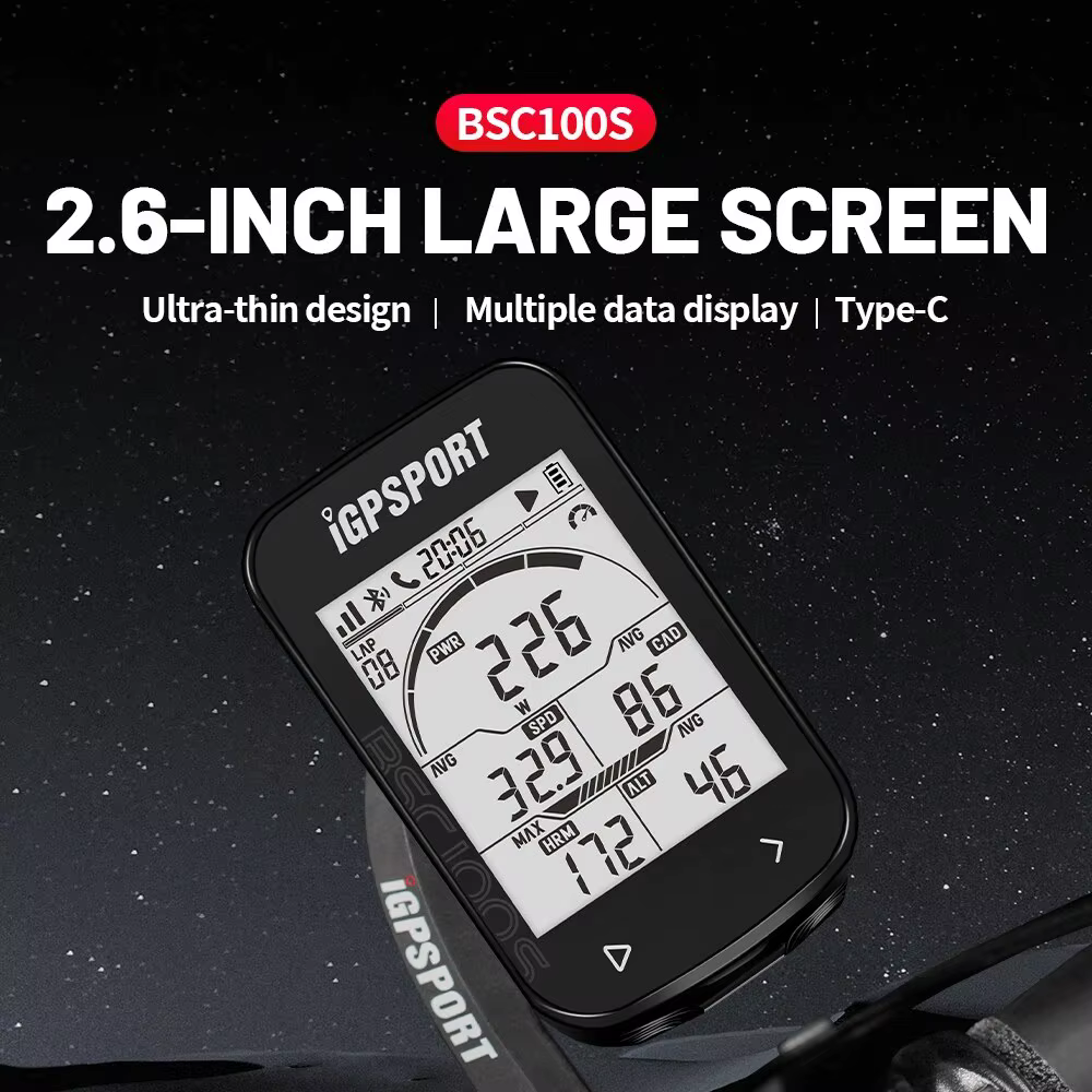 GPS Vélo Ordinateur IGPSPORT BSC100S Cycle Sans Fil Compteur De Vitesse Vélo Numérique Chronomètre V