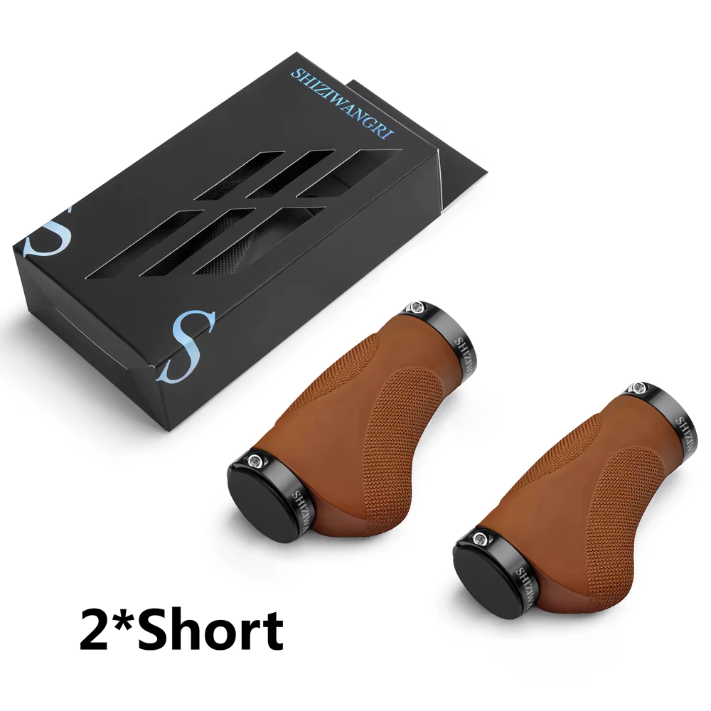 SHIZIWANGRI guidon de vélo poignées ergonomiques en caoutchouc TPR confortable pour vélos à vitesse