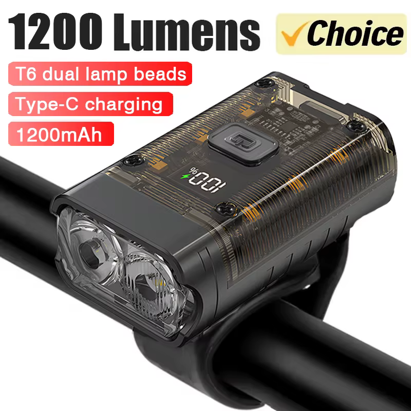 T6 LED feu avant de vélo phare de vélo Rechargeable lumineux vtt vélo de route lampe frontale LED la