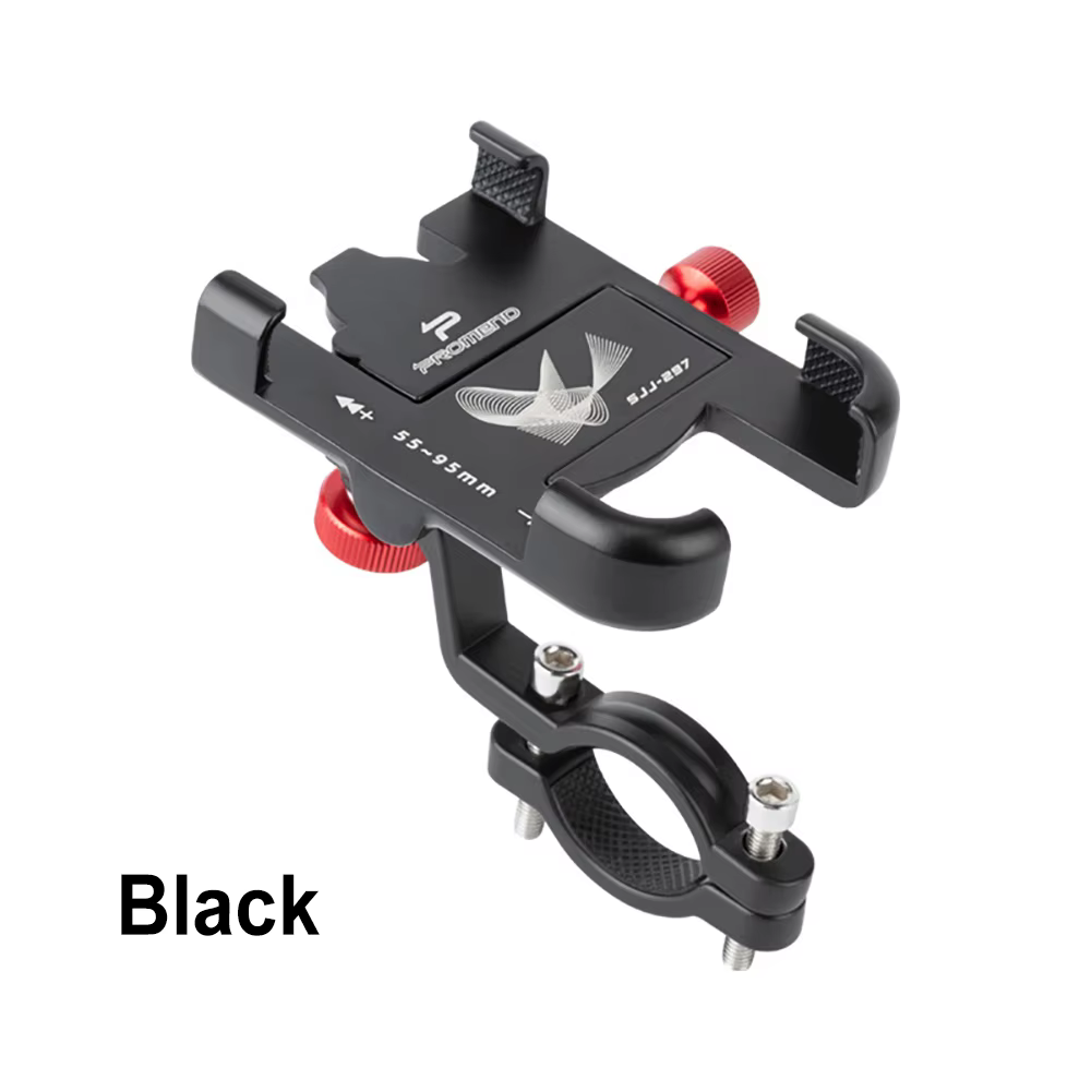 Support de téléphone pour vélo et moto, guidon en aluminium, réglable, antidérapant, pour iPhone 13 