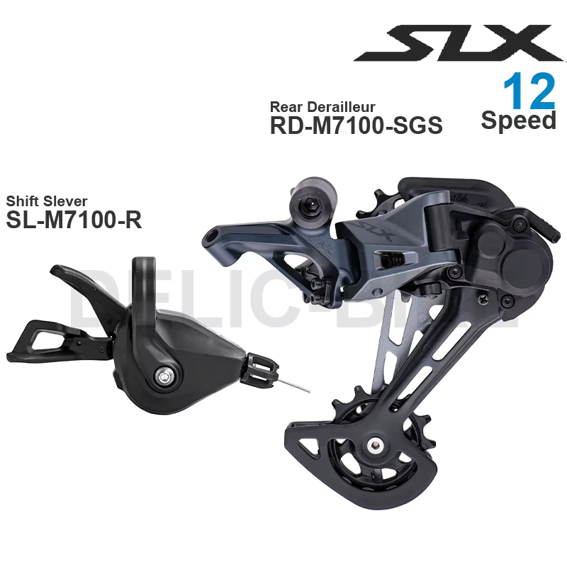WinterMANO SLX M7100 1x12v Groupe 12 Vitesses SL-M7100-R Shifter et RD-M7100-SGS Dérailleur Arrière 