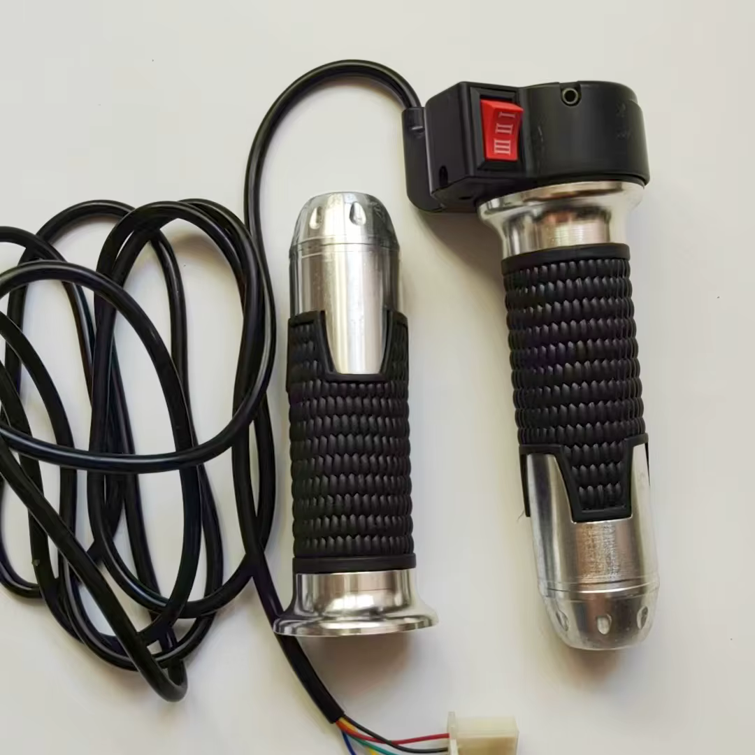 Accélérateur de vélo électrique, moto électrique, guidon Simple, accélérateur en alliage d'aluminium