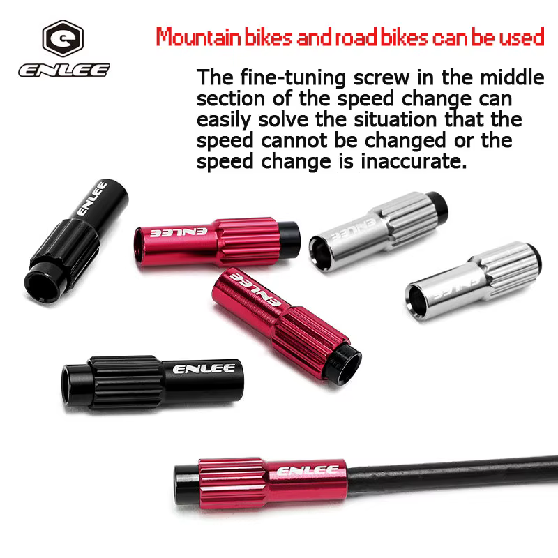 ENLEE 1 paires de vis de régulateur de dérailleur réglables de vélo en alliage d'aluminium boulon de