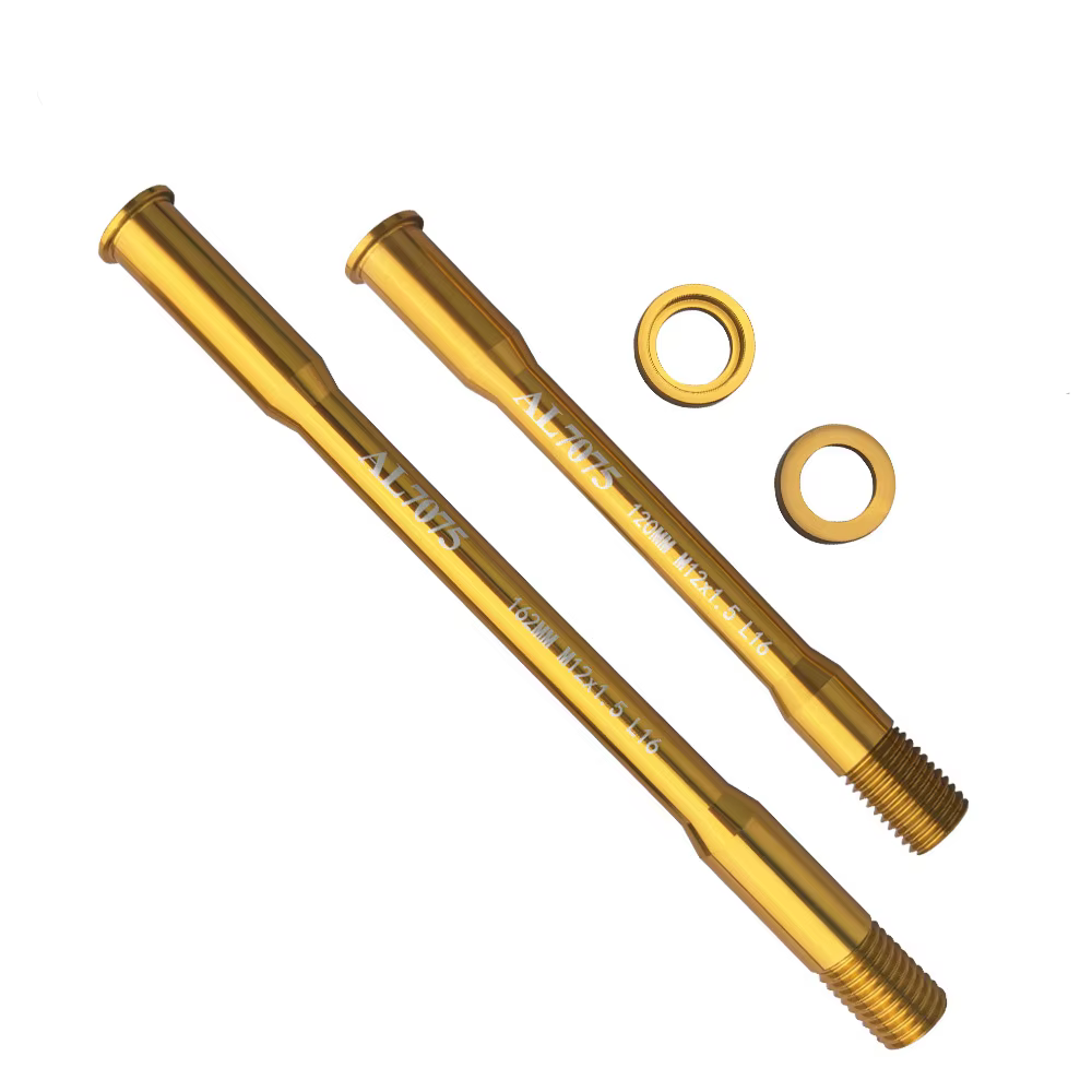Kit d'axe traversant pour vélo de route en alliage d'aluminium ultra-léger, avant 120 mm M12x1.5, ar