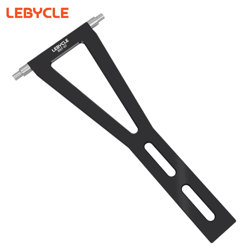 LEBYCLE – Table de réglage d'anneau de roue de vélo, correcteur d'étalonnage, jauge de centrage de v