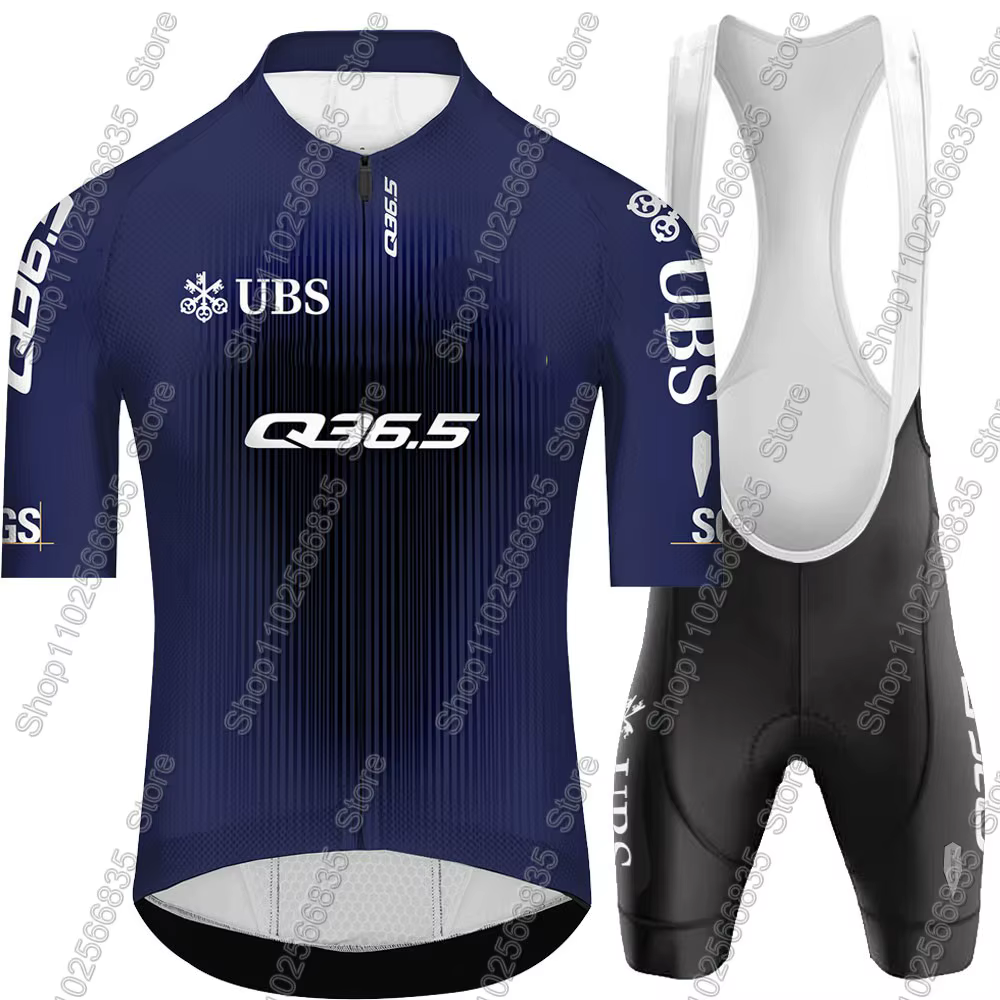 Ensemble de maillot de cyclisme Pro Team Q36.5 2026, manches courtes, vêtements de Suisse, chemises