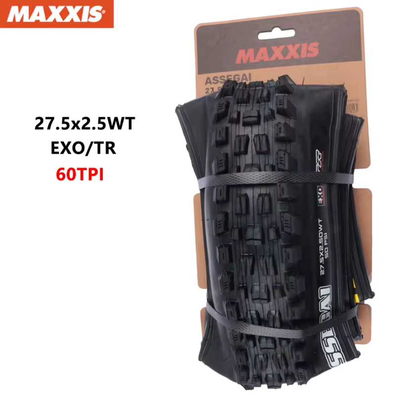 MAXXIS ASSEGAI pneus de vélo Anti-crevaison d'origine sans tube prêt EXO 27.5 29 pour toutes les con