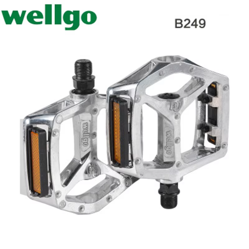 Wellgo vtt BMX pédales en alliage d'aluminium ultralégères vélo de route de montagne Double DU roule