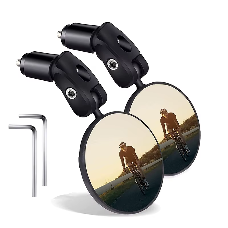 Rétroviseur de vélo universel, rotation réglable, grand Angle, guidon de cyclisme, accessoires de vé