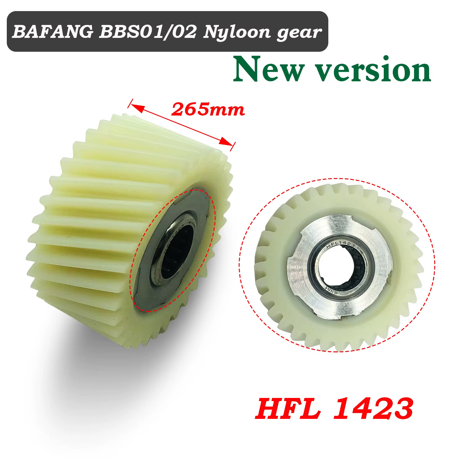 BAFANG – pièces de réparation de moteur monté au milieu, roue dentée en Nylon, capteur assisté par p