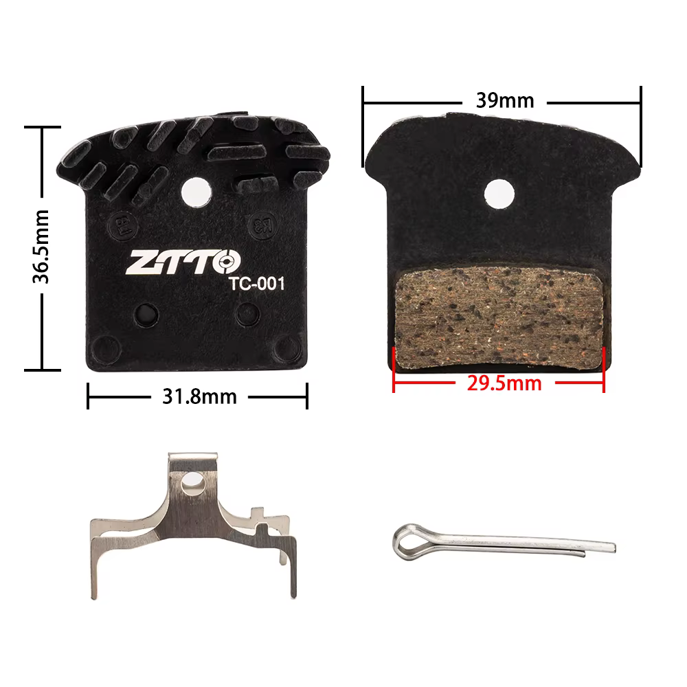 ZTTO vtt vélo refroidissement disque plaquette de frein Dissipation thermique glace Tech résine vélo