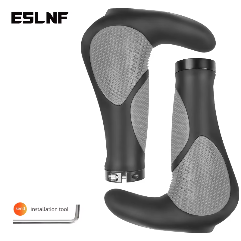 Poignées de guidon de vélo pour plus de confort, Style ergonomique vers la fatigue des mains Lessen 