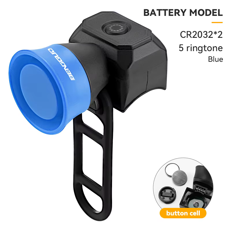 Klaxon de vélo VTT, Mini chargeur USB, sonnette électronique étanche, équipement d'équitation, acces