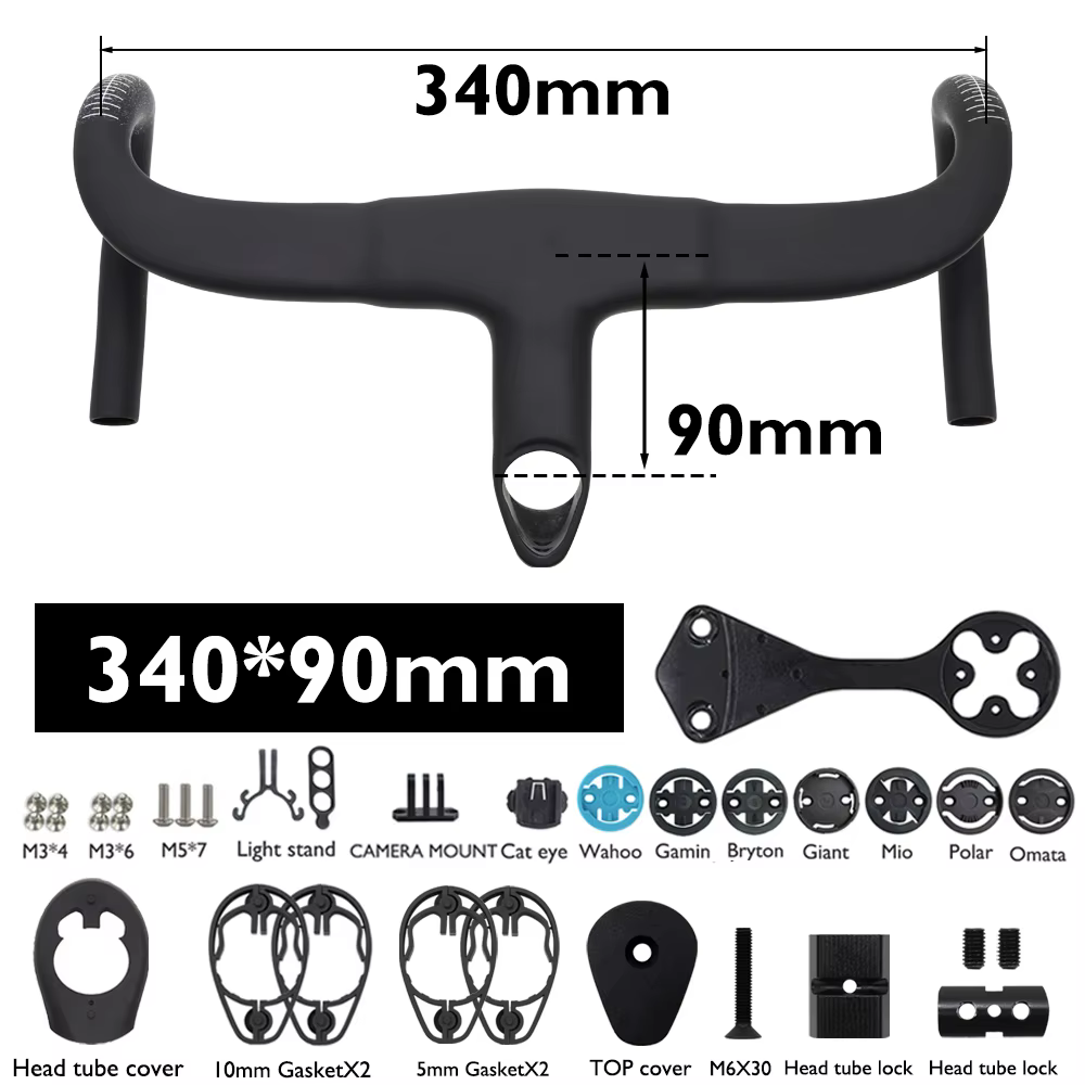 Nouveauté : Guidon intégré en carbone F12 pour Pinarello Dogma F MY25, 345g ultra léger, passage int