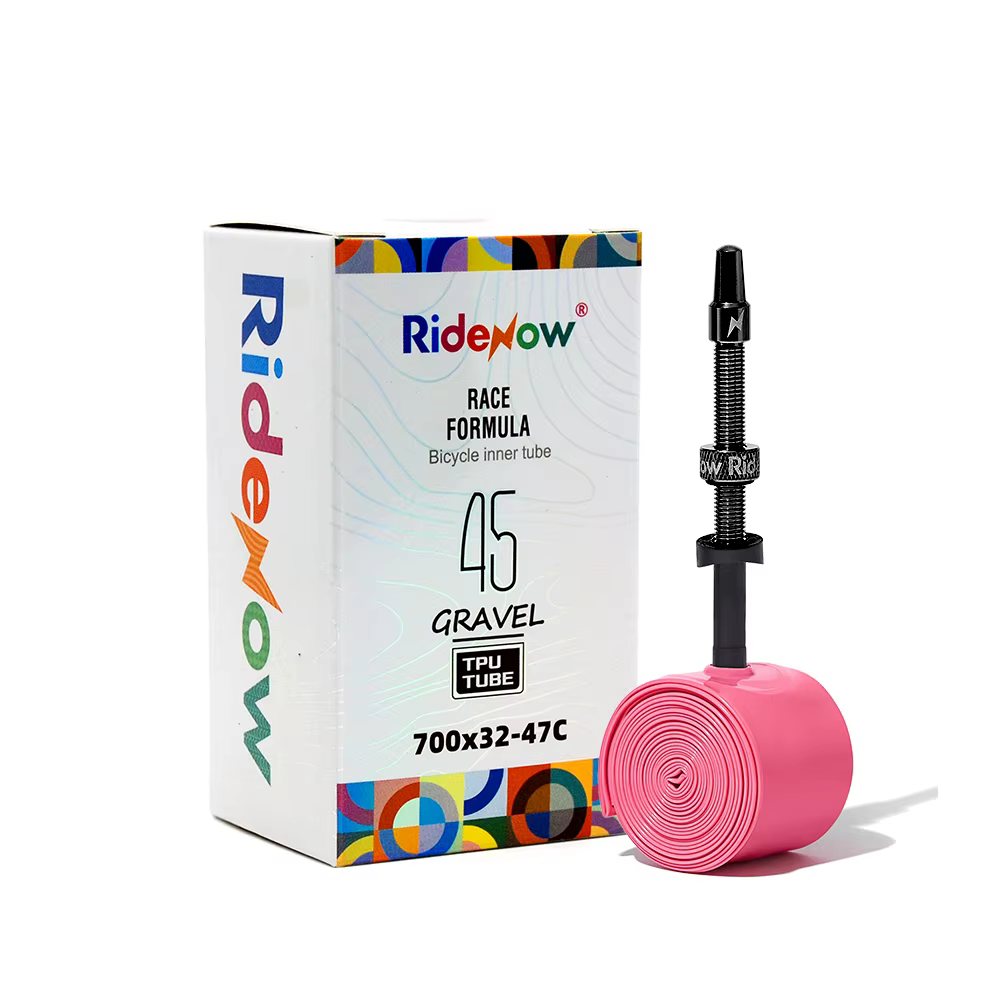 Ridenow 45g gravier 29 pouces 700x32-47c buse métallique Tpu chambre à air noyaux de Valve détachabl