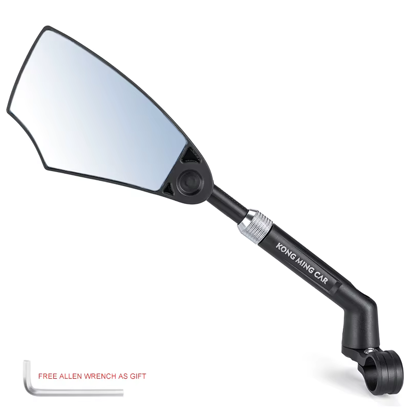 Rétroviseur de vélo électrique, miroir de sécurité grand Angle rotatif à 360 degrés pour vélo, moto 