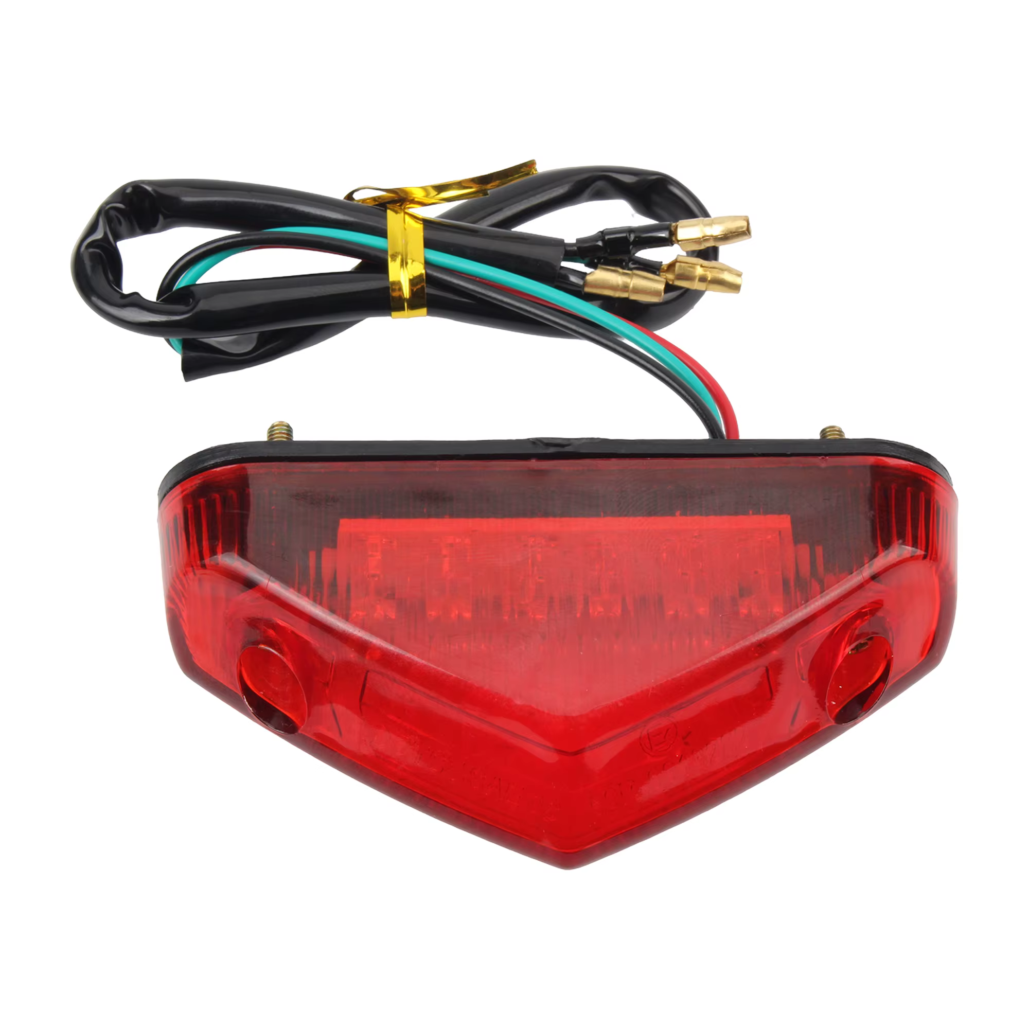Freins de moto feu arrière LED feu stop lampe de signalisation lumière arrière Scooter universel Pit