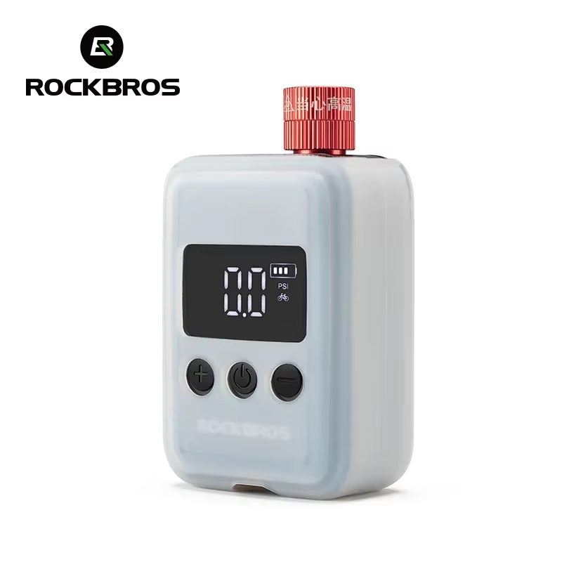 ROCKBROS – pompe à Air électrique pour vélo, 150 PSI, avec étui de protection en Silicone à pression