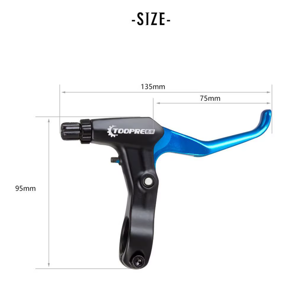Poignée de frein ultralégère en alliage d'aluminium pour vélo, 1 paire, levier V/disque de haute qua