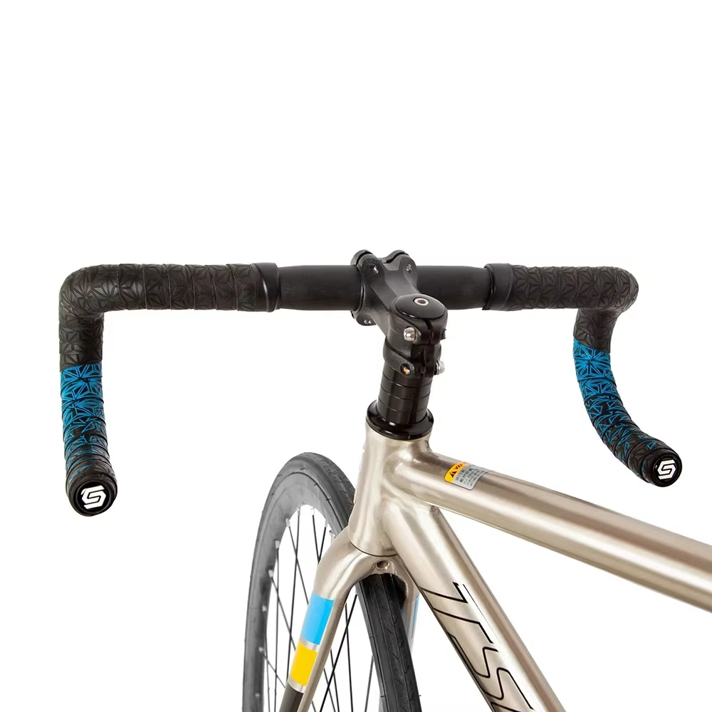 Bande de barre de vélo de route à motif de chrysanthème, bandes de guidon de couleur dégradée, bande
