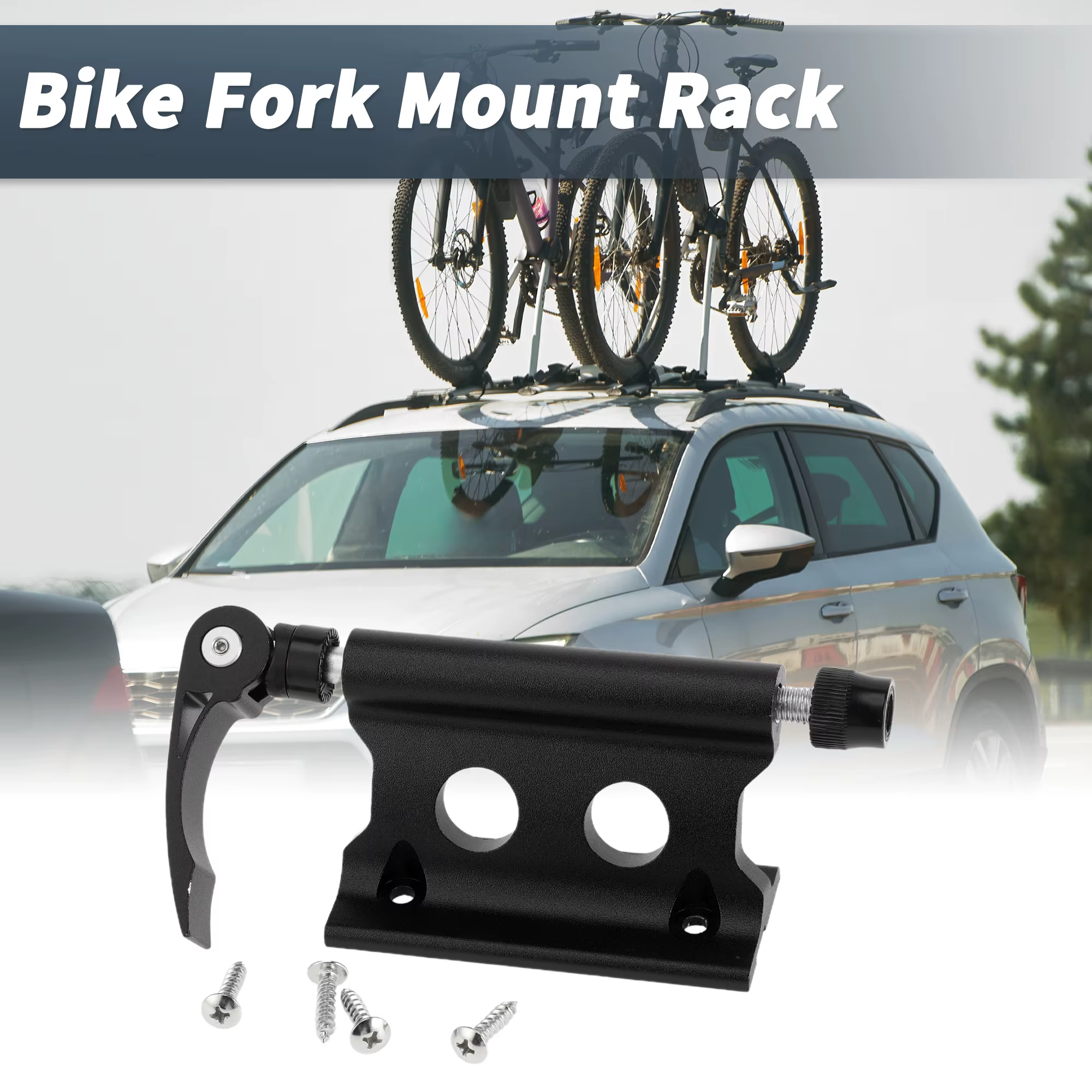 X Autohaux 1 pièce support de montage de fourche de vélo universel à dégagement rapide Portable en a