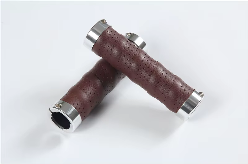 Poignées de vélo rétro respirantes en microfibre, poignées de guidon de vélo décontractées pour vélo