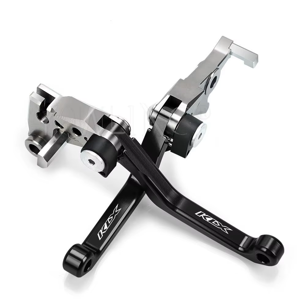 Levier de frein et d'embrayage pliable, pivotant, noir, pour Kawasaki KLX125 KLX150 KLX250 KLX230 KL