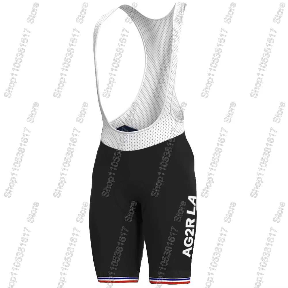 Ensemble Maillot et Cuissard Cycliste Ag2r France Team 2026 – Tenue Complète Vélo de Route et VTT