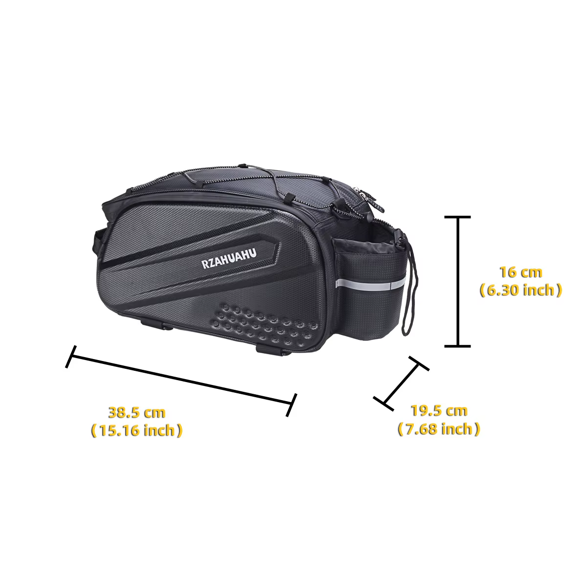 Grand sac de dégager de vélo de grande capacité, sac Electrolux, sacs arrière de queue de vélo, coff