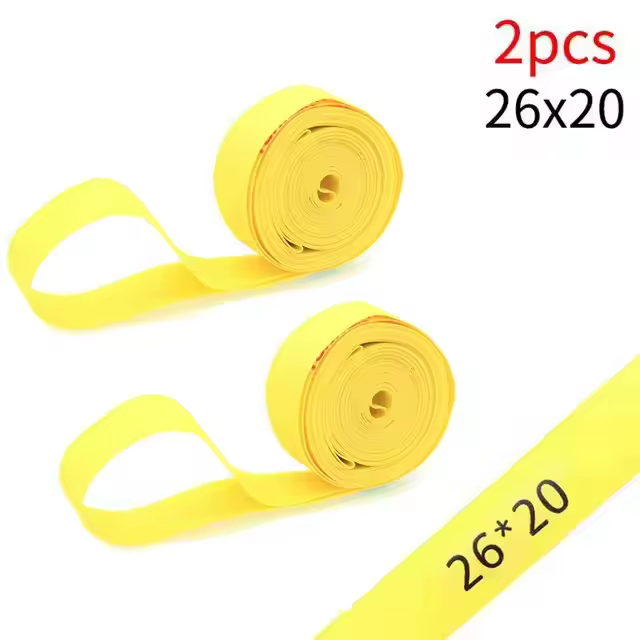 1 Paire (2 pièces) de bandes de jante en PVC premium pour vélo, VTT, vélo de route, et protection de