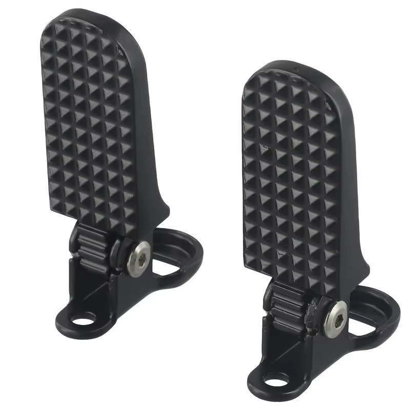 1 paire de pédales pliantes pour vélo électrique, supports de pied arrière polyvalents en alliage d'