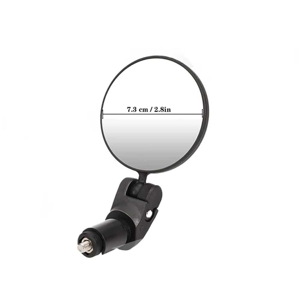DOMEN rétroviseur de vélo rétroviseur d'extrémité de barre de vélo 360 ° Miroir grand Angle rotati