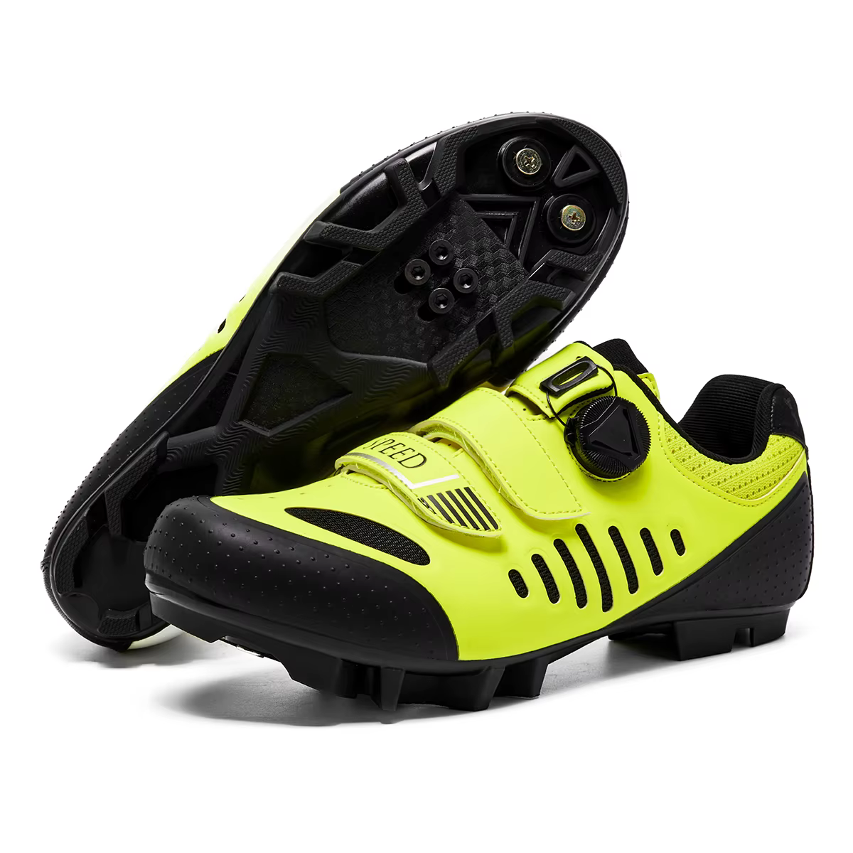 Chaussures de cyclisme baskets de vélo taquet chaussures de vélo de montagne antidérapantes pour hom