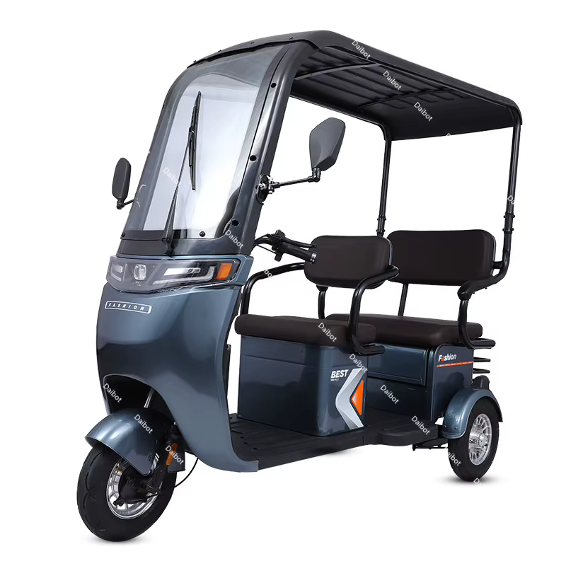 Tricycle électrique puissant 1000w, Scooter de mobilité pour personnes âgées, famille avec toit pour