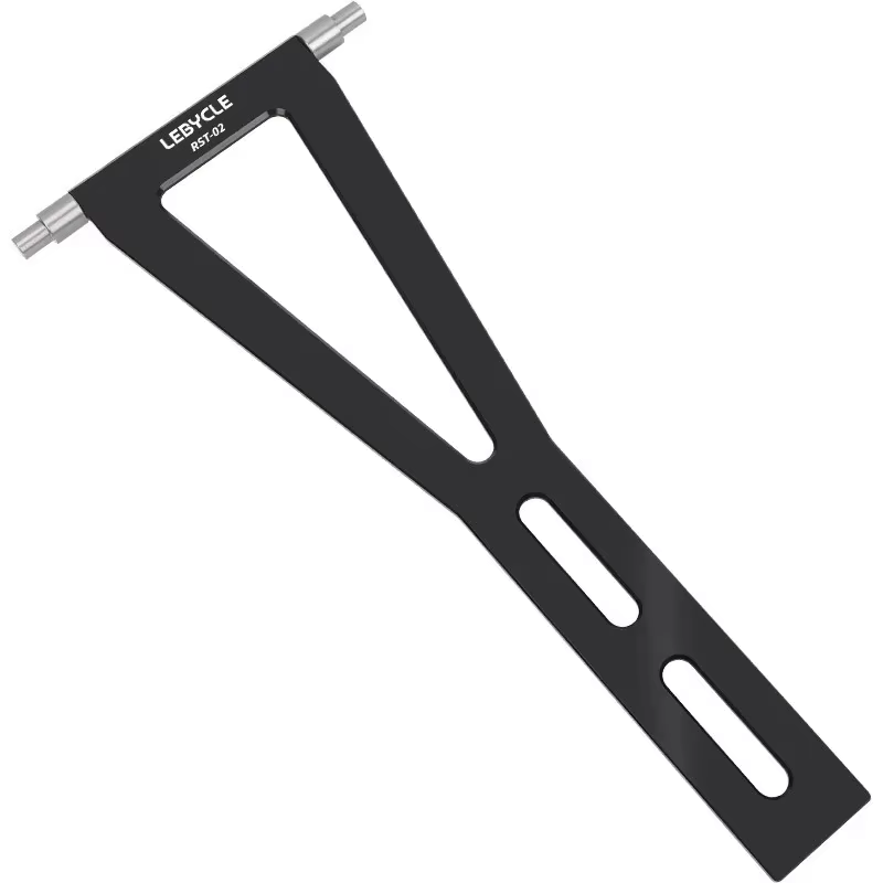Jauge de centrage de jante de vélo, support de réglage de roue de vélo, outil d'entretien de rapport