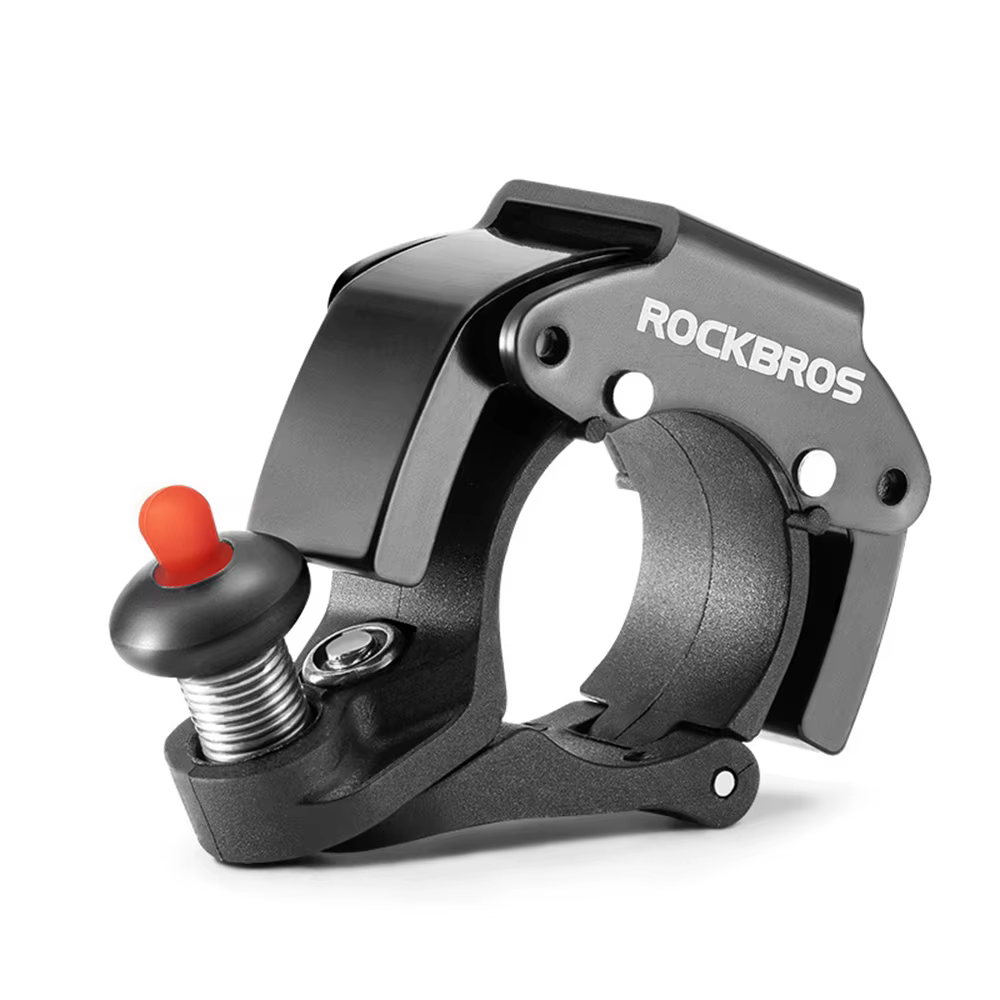 ROCKBROS Sonnette de vélo de montagne, sonnette cachée en forme de C pour vélo de route, en alliage 