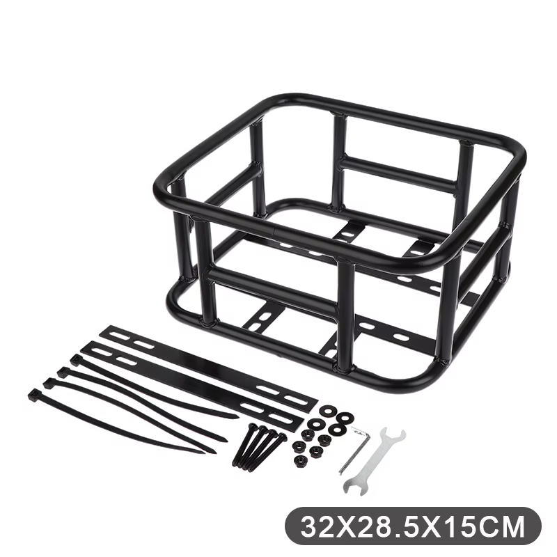 Panier de vélo arrière, sac de support de chargement de vélo, panier de vélo électrique de grande ca