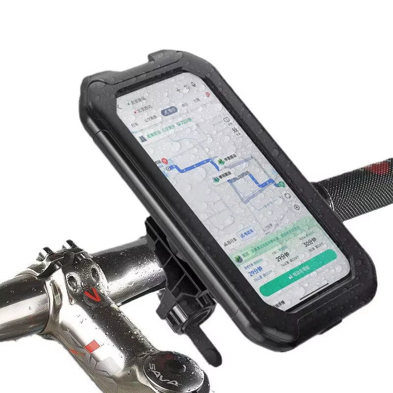 Support de téléphone portable étanche pour vélo électrique d'extérieur 360° ° Support de téléphone