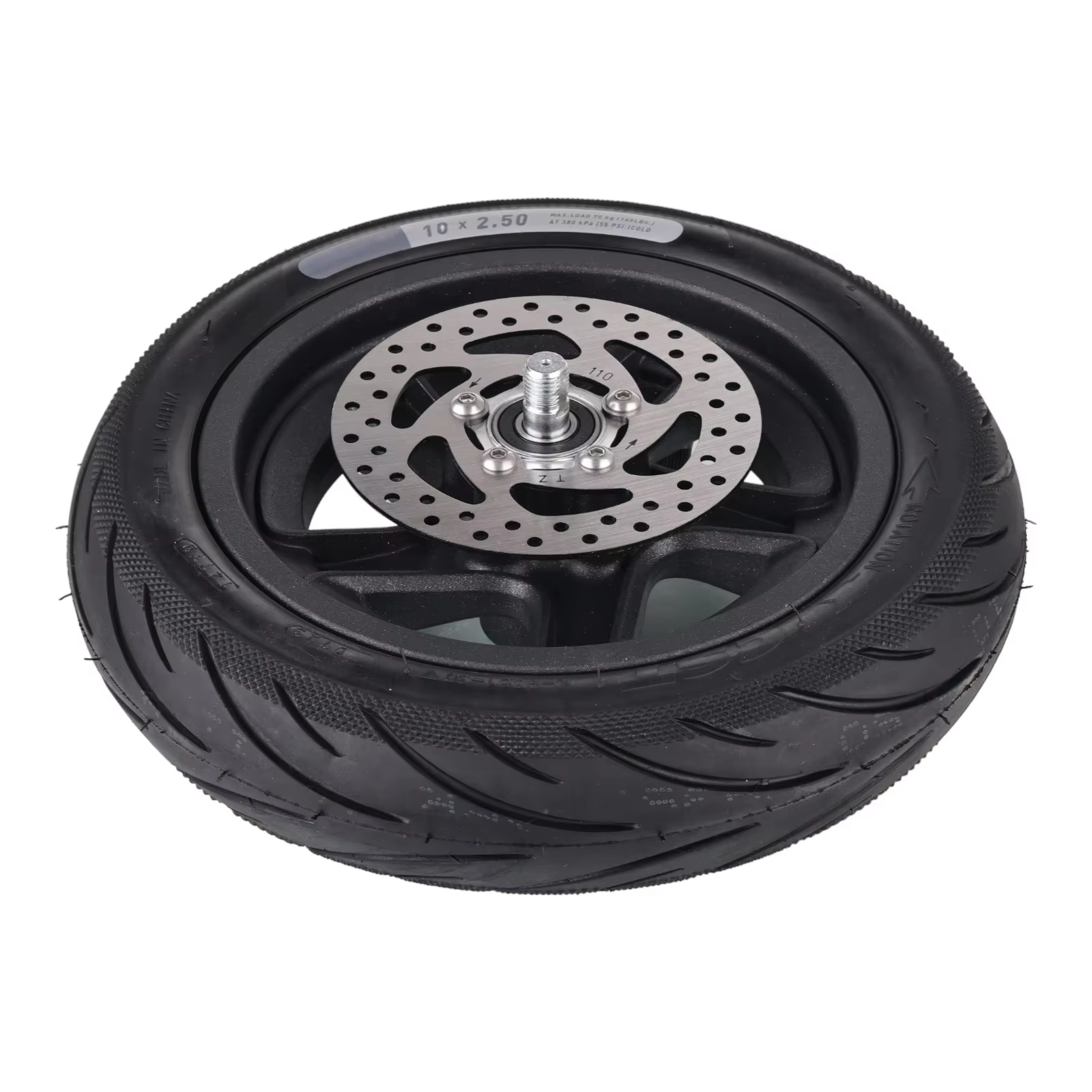 Ensemble de roue avant d'origine pour Scooter électrique Ninebot F2 F2pro F2plus 10 pouces 10*2.5, p