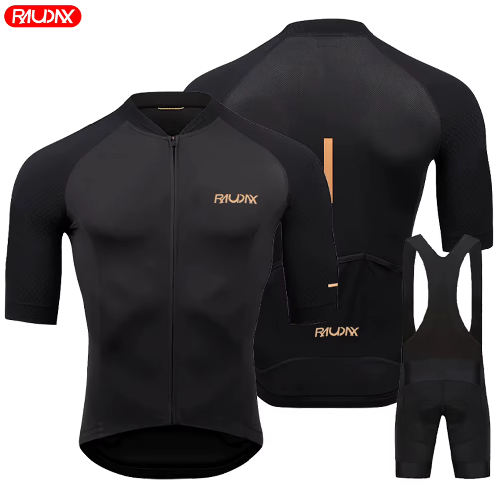 Raudax Team 2024 hommes été à manches courtes Maillot de cyclisme ensemble vtt Maillot Ropa Ciclismo