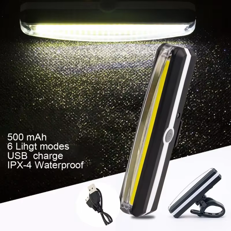 Feu arrière de vélo, Rechargeable, étanche, lampe de vélo, feux arrière d'avertissement de sécurité 