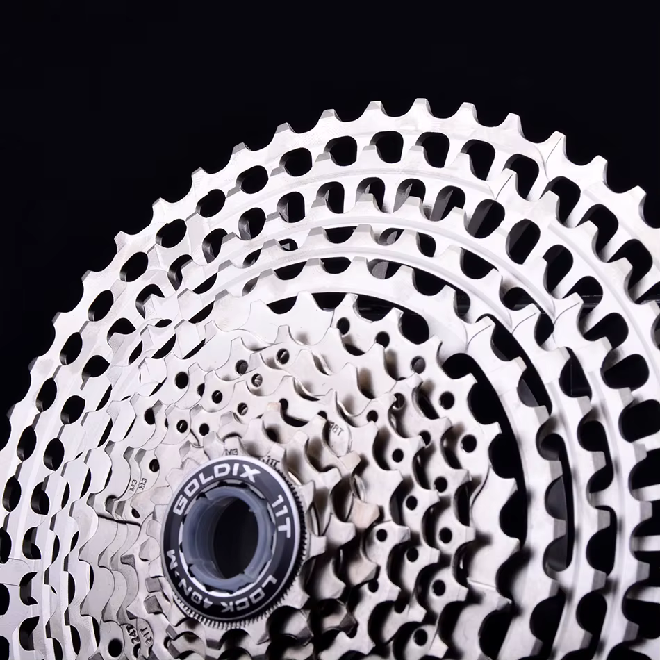 GOLDIX – Cassette vtt ultralégère CNC 10/11/12 vitesses 46-52T HG, roue libre pour Transmission SHIM