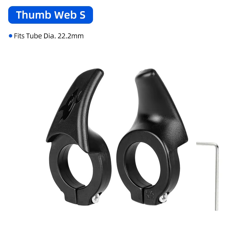 Poignée de pouce de vélo, repose réglable, adapté à l'installation de 22.2mm, barre de klaxon de vél