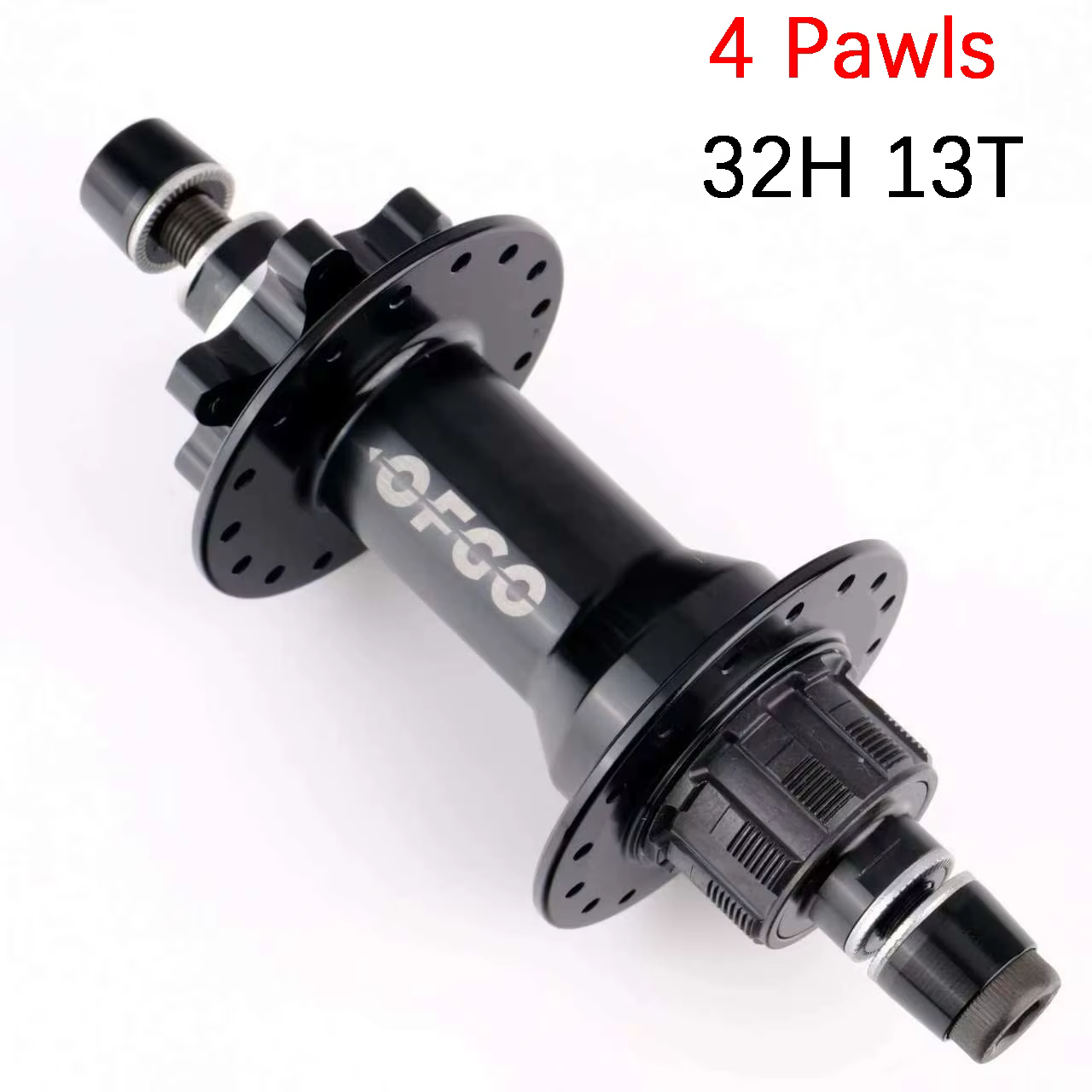 Moyeu de vélo de saut de saleté à vitesse unique 32H 10x135mm 4/6 cliquets frein à disque moyeux de