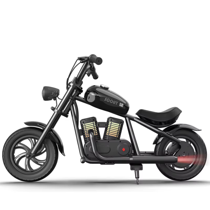 Trottinette Électrique Crusher 12 Plus, Audio Bluetooth, Contrôle 3 Vitesses 10 MPH, Cadre Rétro en 