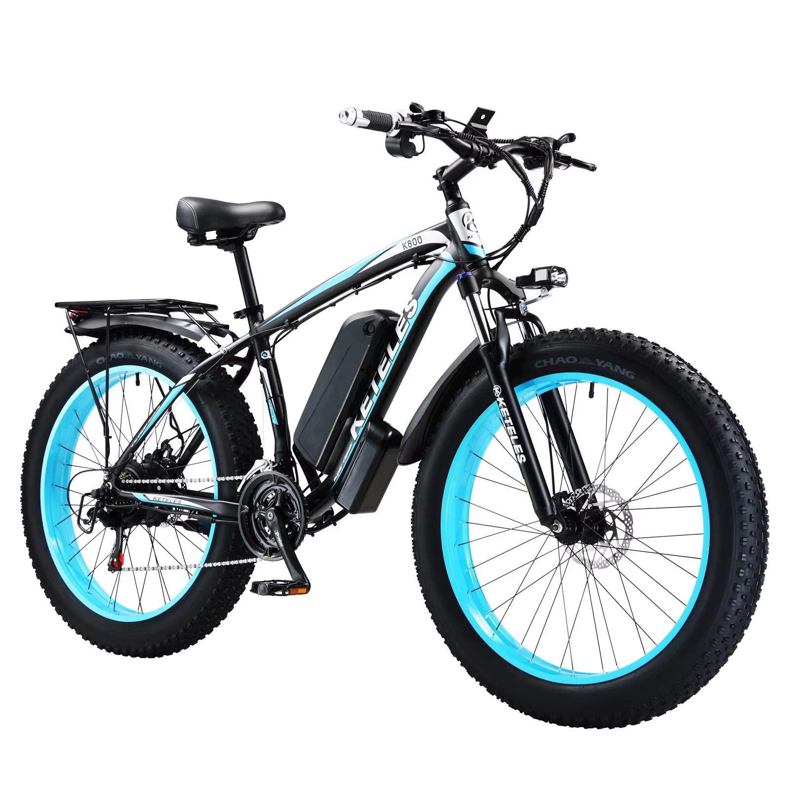 EllTELES-Vélo Électrique K800 de Haute Qualité, 1000W, 13Ah, 27MPH, Livraison Rapide